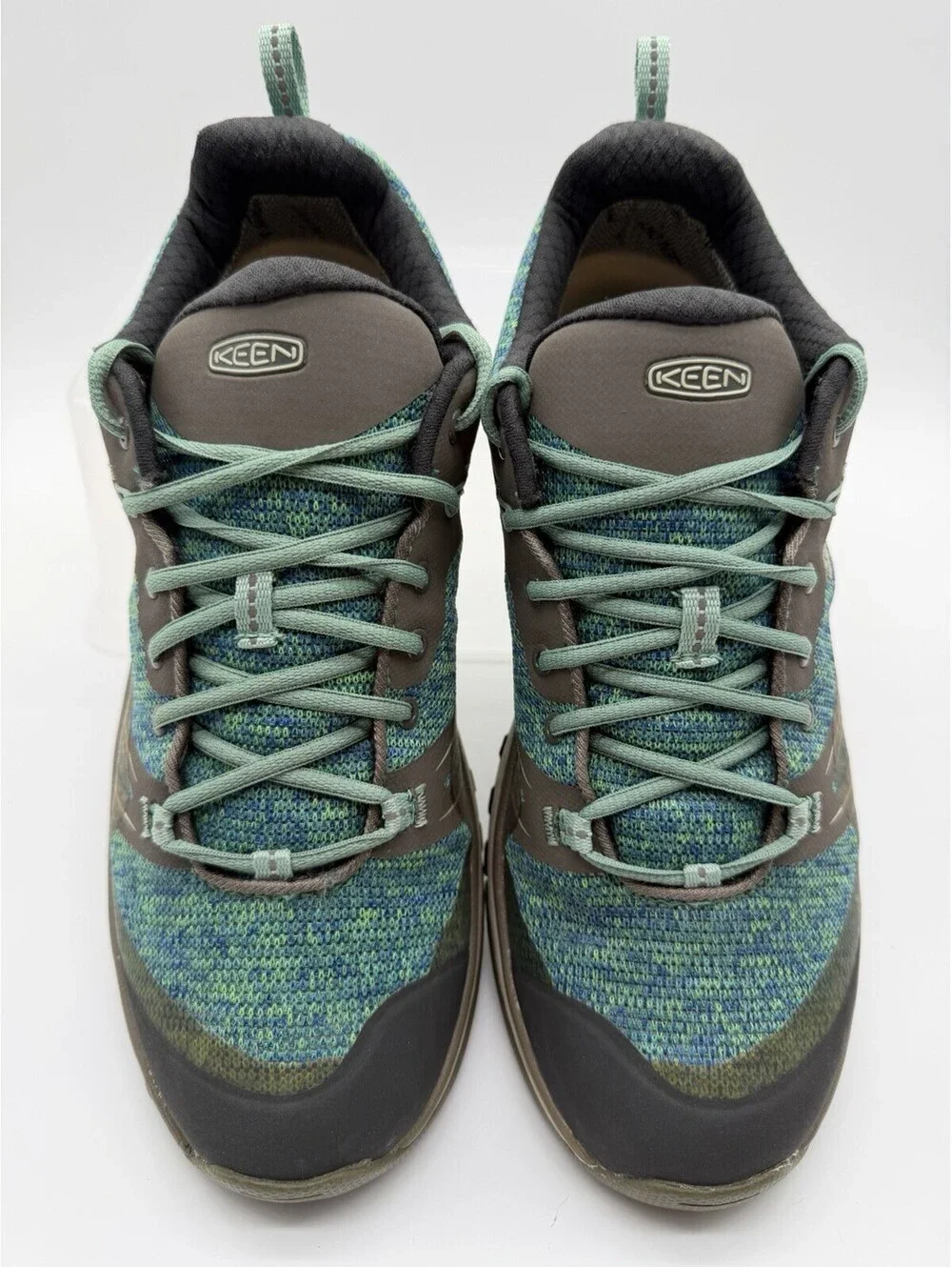 KEEN Dry Terradora Waterproof Hiking Shoes Women's Blue Green Low Sneakers Sz 10